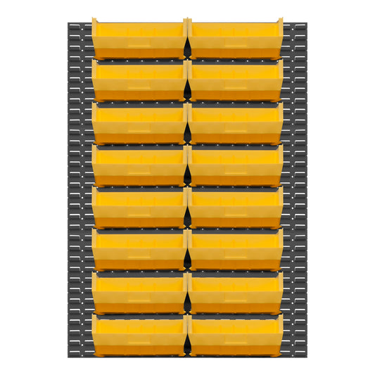 Wall Mountable, Louvered Panel Rack