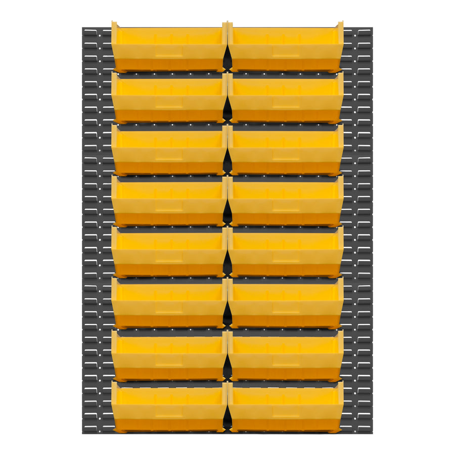 Wall Mountable, Louvered Panel Rack