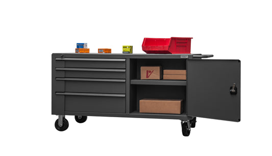 Mobile Double Sided Bench Cabinet