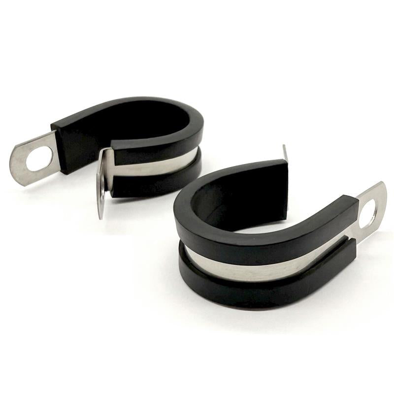 3/8" Stainless Steel Rubber Insulated Medium Duty Cable Clamp