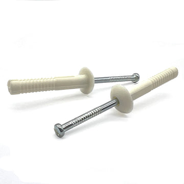 1/4"x2" Mushroom Head Nylon Nail Anchors