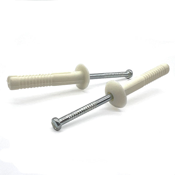 1/4"x3" Mushroom Head Nylon Nail Anchors