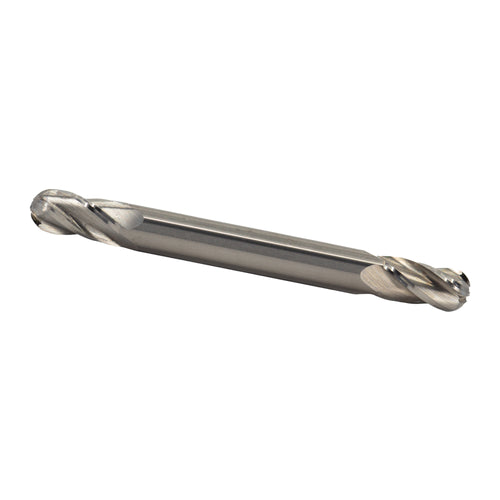 5/16" Carbide 4 Flute Double End Stub Ball End Mill