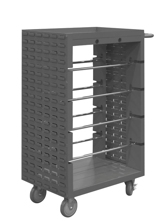 Mobile Wire Spool Cart, 8 Wire Rods