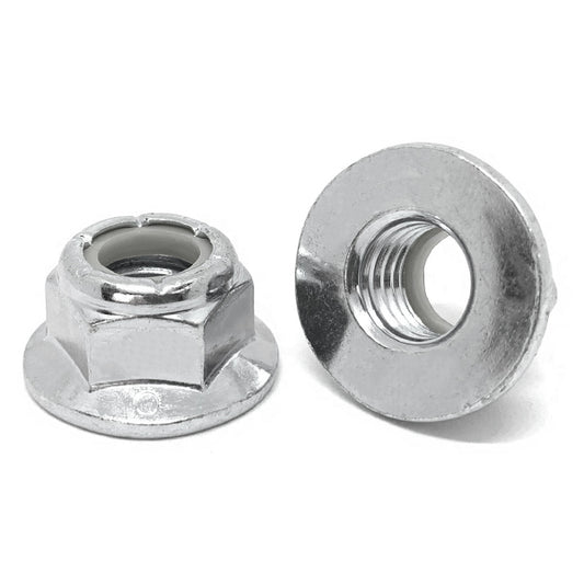 M6-1.0 A2-70 Stainless Steel Nylon Insert Hex Flange Lock Nuts