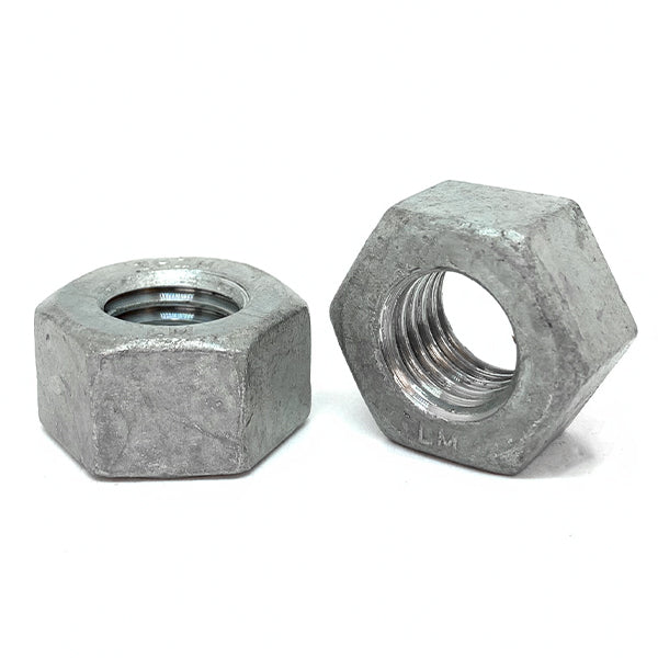 1/2"-13 Grade DH Heavy Hex Nuts Galvanized
