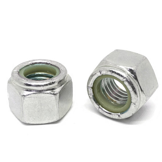 #8-32 Stainless Steel Nylon Insert Hex Nuts