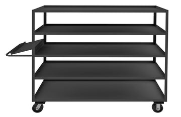 Order Picking Cart, 5 Shelves, 24 x 72