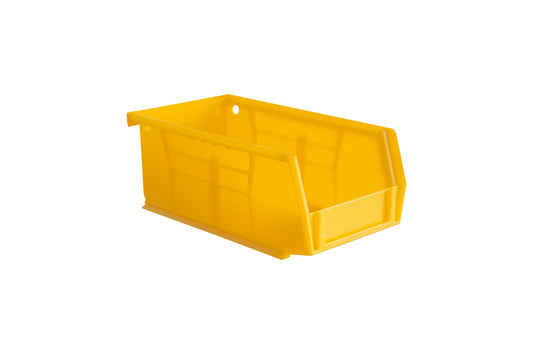 Hook-On-Bin, 4 X 7 X 3, Yellow