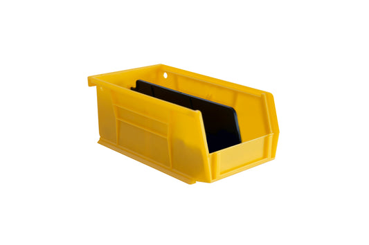 Hook-On-Bin, 4 X 7 X 3, Yellow