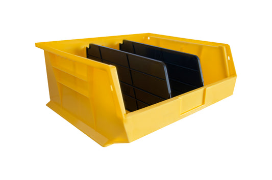 Hook-On-Bin, 16 X 15 X 7, Yellow