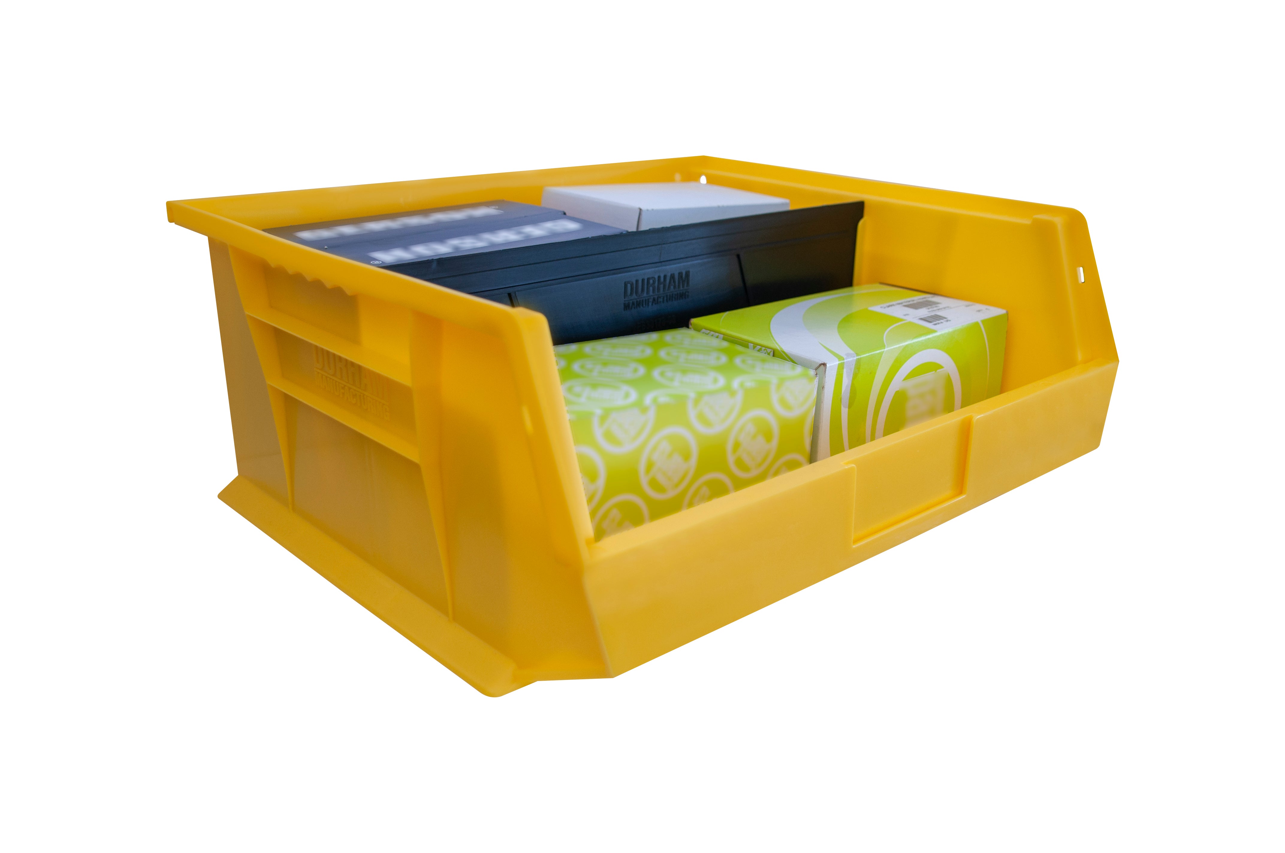 Hook-On-Bin, 16 X 15 X 7, Yellow