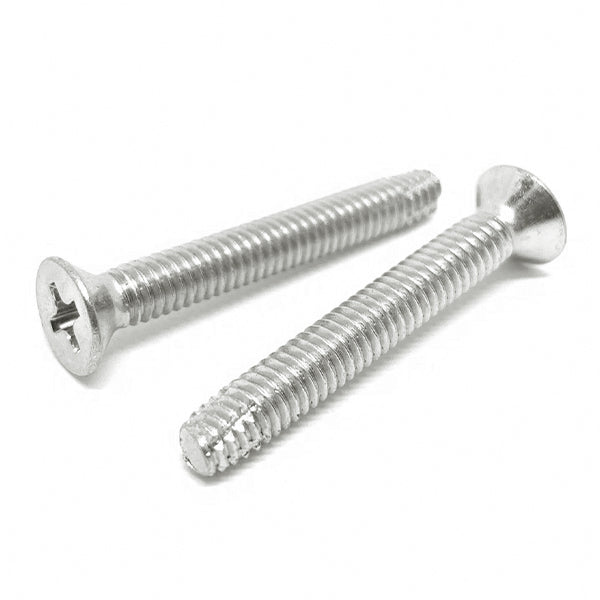#6-32x3/4" 410 Stainless Steel Phillips Flat Head Type F Thread Cutting Screws