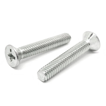 M8-1.25x35 Stainless Steel A2 Phillips Flat Head Machine Screws