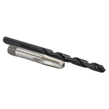 1/8" Carbon Steel NPT Pipe Tap and "R" HSS Drill Bit Kit