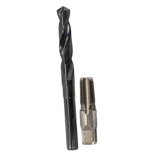3/8" Carbon Steel NPT Pipe Tap and 37/64" HSS Drill Bit Kit
