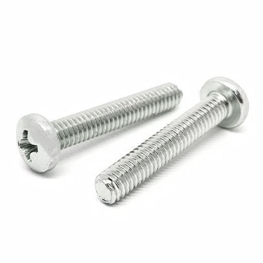 #6-32x1-1/2" Stainless Steel Phillips Pan Head Machine Screws Steel