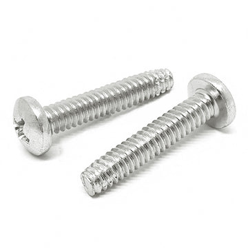 #10-24x1/2" 410 Stainless Steel Phillips Pan Head Type F Thread Cutting Screws