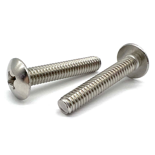 #8-32x1/4" 18-8 Stainless Steel Phillips Truss Head Machine Screws