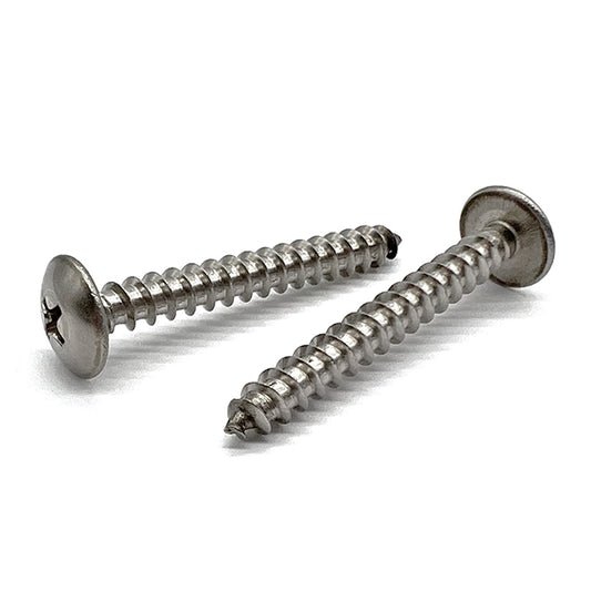 #10-12x1-1/4" 18-8 Stainless Steel Phillips Truss Head Type A Self Tapping Screws