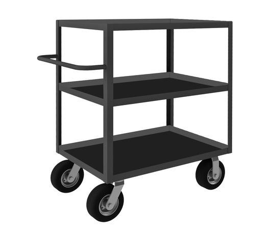 Instrument Cart, 3 Lipped Shelves