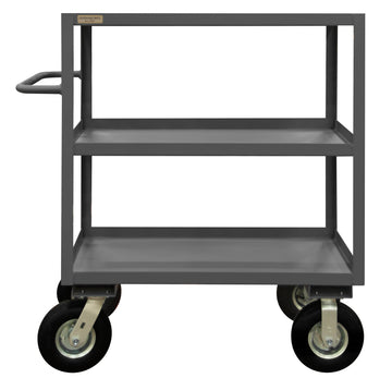 Instrument Cart, 3 Lipped Shelves