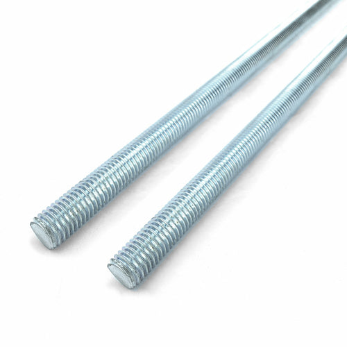 1/4-20x2' ft  Fully Threaded Rod Grade A Zinc Clear
