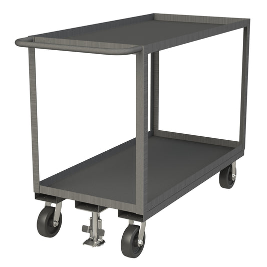Stock Cart, 2 Shelves, 24 x 48