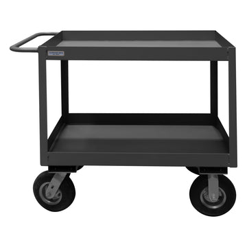 Stock Cart, 2 Shelves, High Lip, 24 x 36