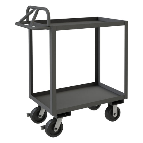 Stock Cart, 2 Shelves, Ergonomic Handle