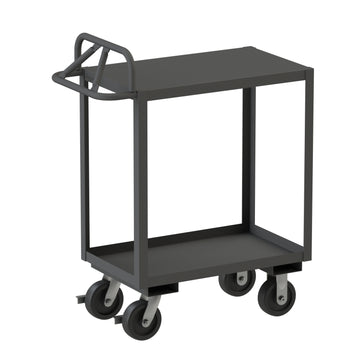 Stock Cart, 2 Shelves, Ergonomic Handle