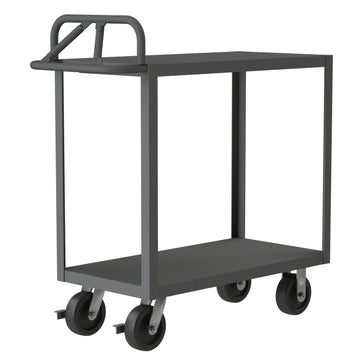 Stock Cart, 2 Shelves, Ergonomic Handle