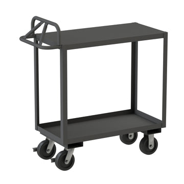 Stock Cart, 2 Shelves, Ergonomic Handle