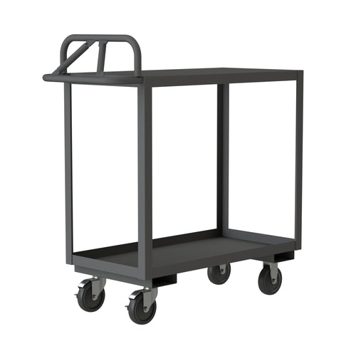 Stock Cart, 2 Shelves, Ergonomic Handle