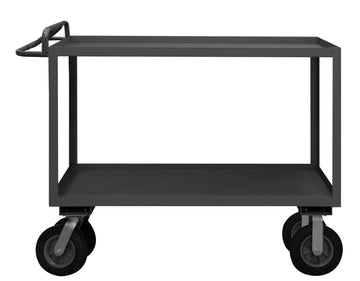 Stock Cart, 2 Shelves, Ergonomic Handle