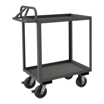 Stock Cart, 2 Shelves, Ergonomic Handle