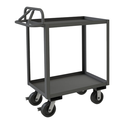 Stock Cart, 2 Shelves, Ergonomic Handle