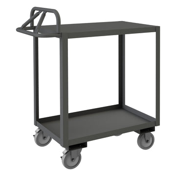 Stock Cart, 2 Shelves, Ergonomic Handle