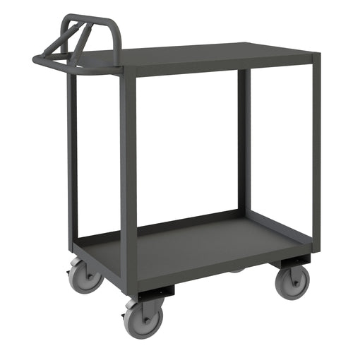 Stock Cart, 2 Shelves, Ergonomic Handle