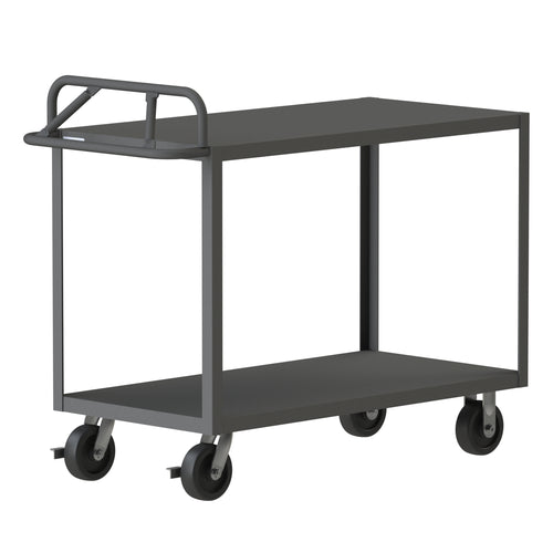 Stock Cart, 2 Shelves, Ergonomic Handle