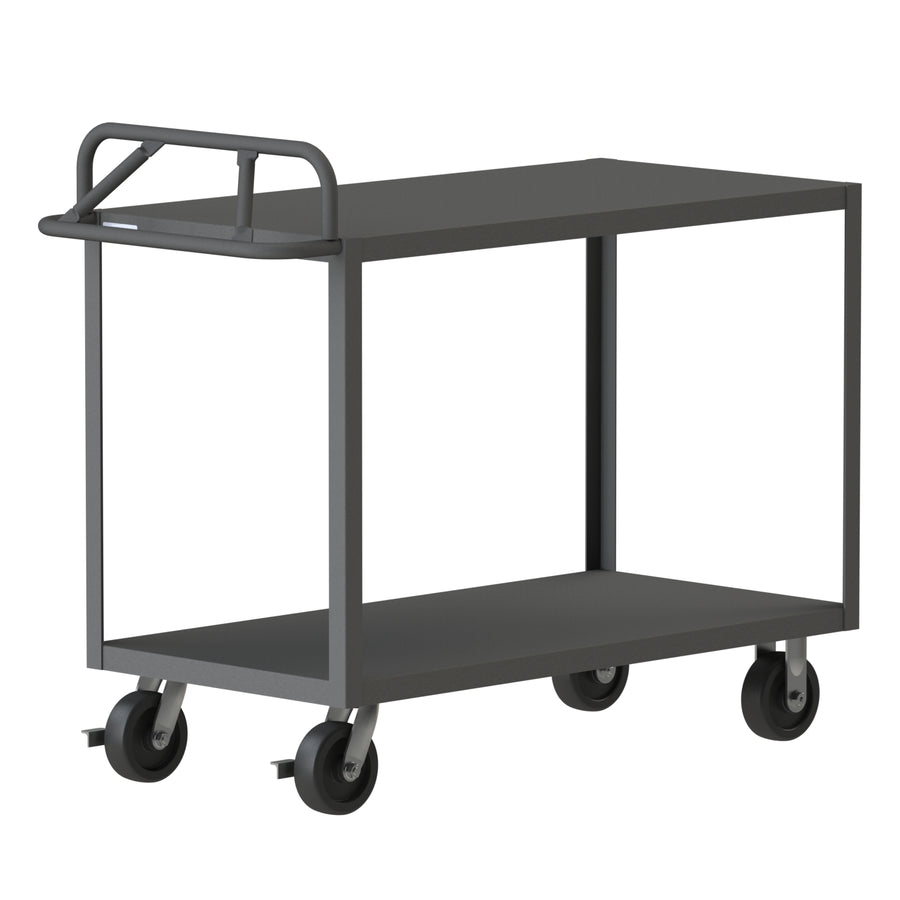 Stock Cart, 2 Shelves, Ergonomic Handle