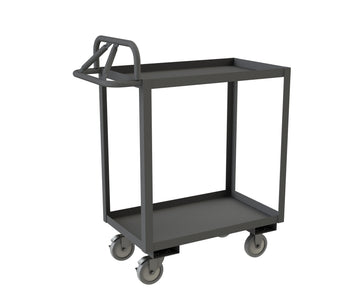 Stock Cart, 2 Shelves, Ergonomic Handle