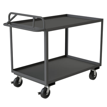 Stock Cart, 2 Shelves, Ergonomic Handle