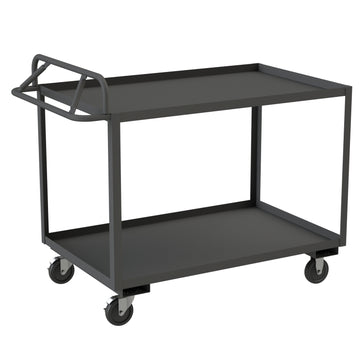Stock Cart, 2 Shelves, Ergonomic Handle