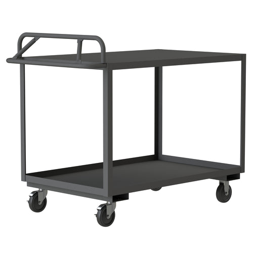 Stock Cart, 2 Shelves, Ergonomic Handle