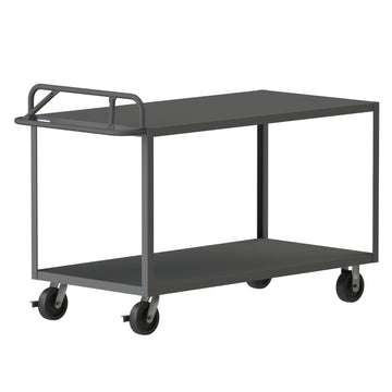 Stock Cart, 2 Shelves, Ergonomic Handle