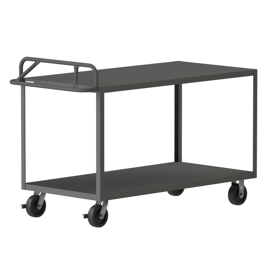 Stock Cart, 2 Shelves, Ergonomic Handle