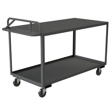 Stock Cart, 2 Shelves, Ergonomic Handle
