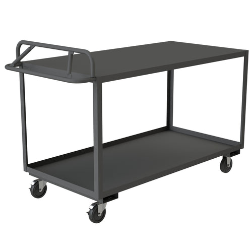 Stock Cart, 2 Shelves, Ergonomic Handle