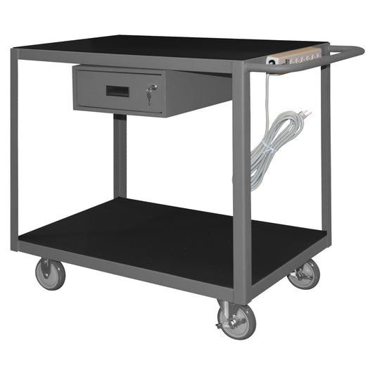 Instrument Cart, 2 Flush Shelves